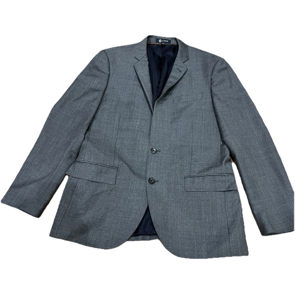 J. Crew Ludlow Blazer Mens Size 40R Gray Italian Wool